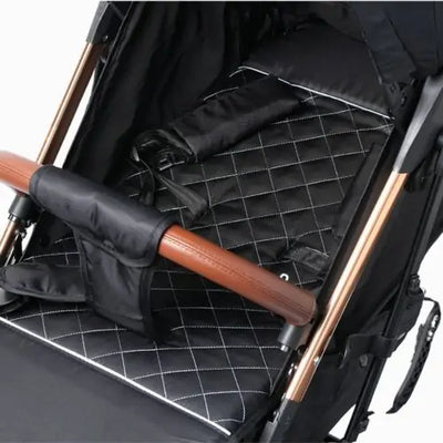 Baby Stroller 0 to 36 month, Pull Handle and Side Lift Bar for Easy Carrying, PU Handle, Copper color - G.TOUCH
